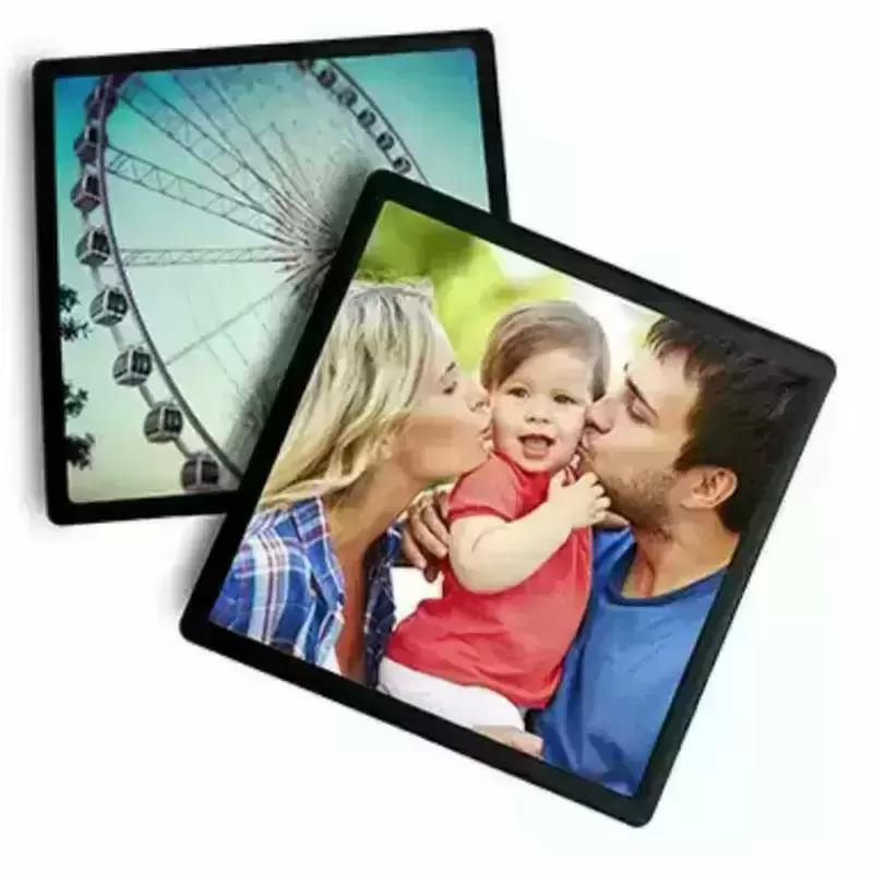 2 Custom Wood Photo Magnet Set for $5