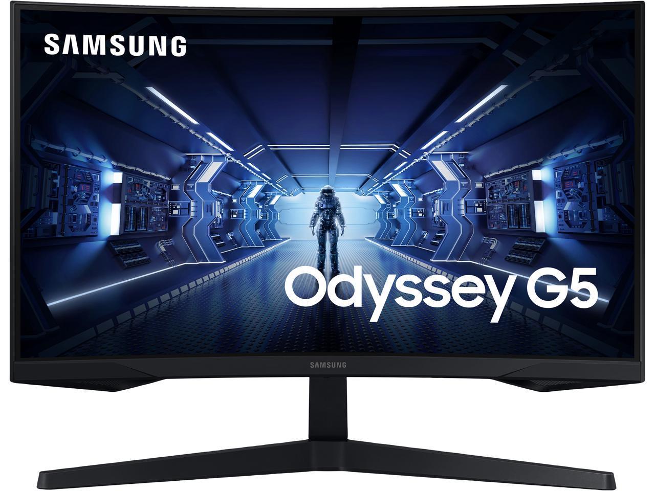 Samsung Odyssey G5 C32G57T 32in Curved Gaming Monitor for $319.99 Shipped