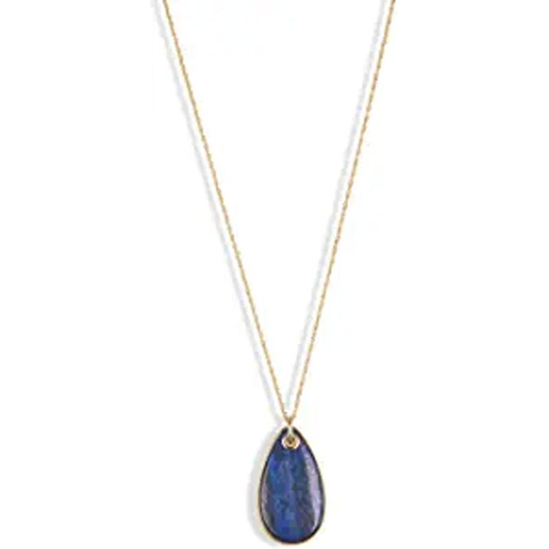 Lucky Brand Reversible Set Stone Pendant Necklace for $14.63