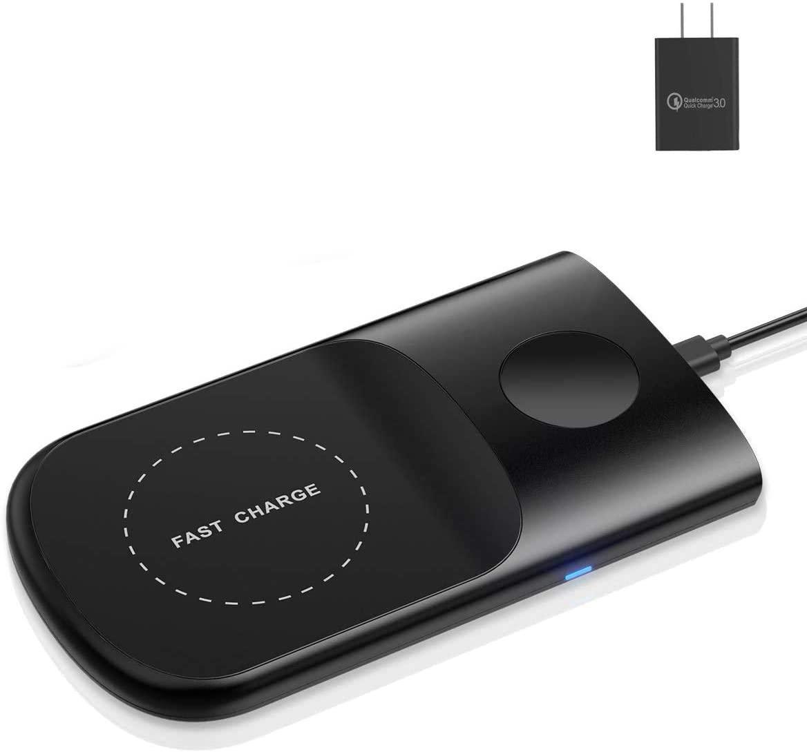 Apple iPhone Airpods Watch HoRiMe 2-in-1 Wireless Charging Pad for $9.25