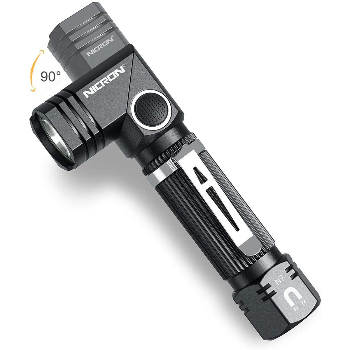 Nicron N7 600-Lumen IP65 Waterproof LED Tactical Flashlight for $9.99