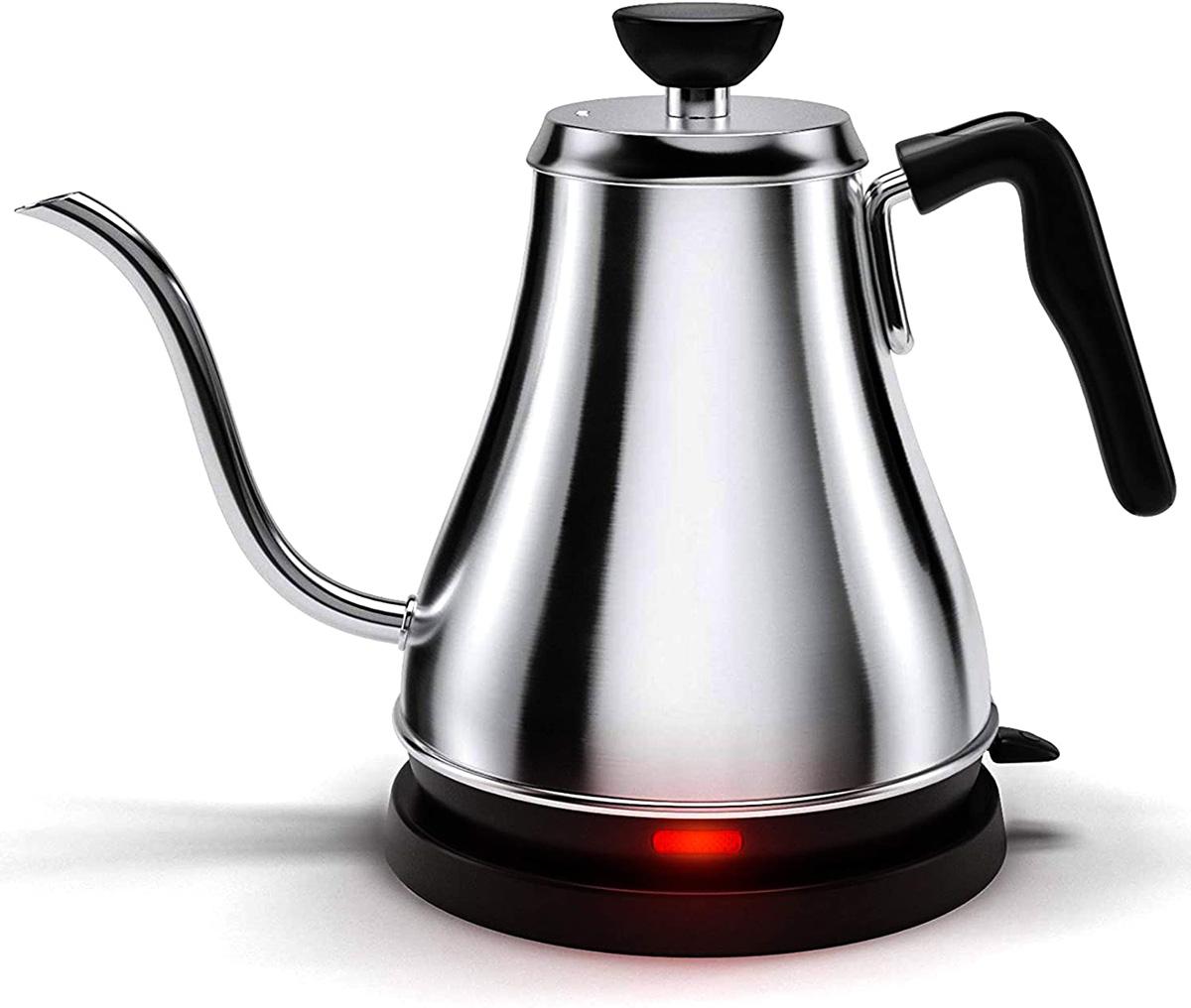 Willow and Everett Electric Gooseneck Kettle Teapot for $17.49 Shipped