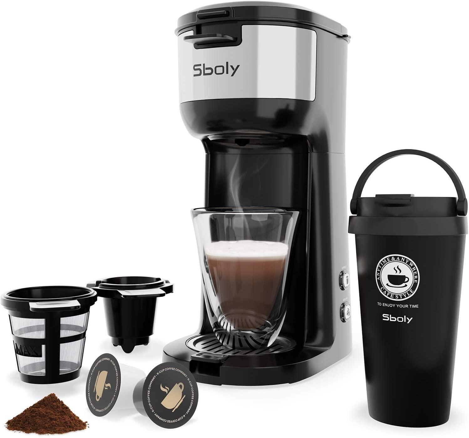 Sboly Single Serve K-Cup Coffee Maker Machine for $49.96 Shipped