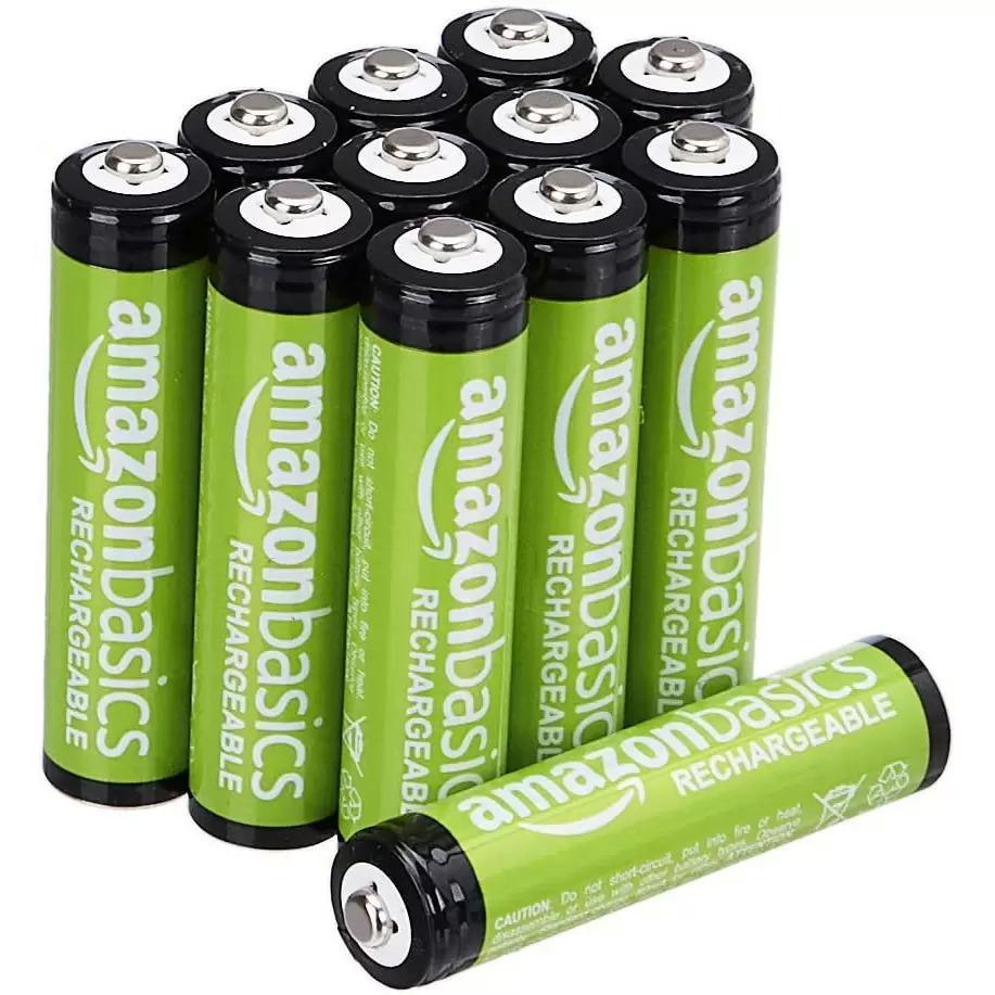 12 Amazon Basics AAA 800mAh Rechargeable Batteries for $9.50 Shipped