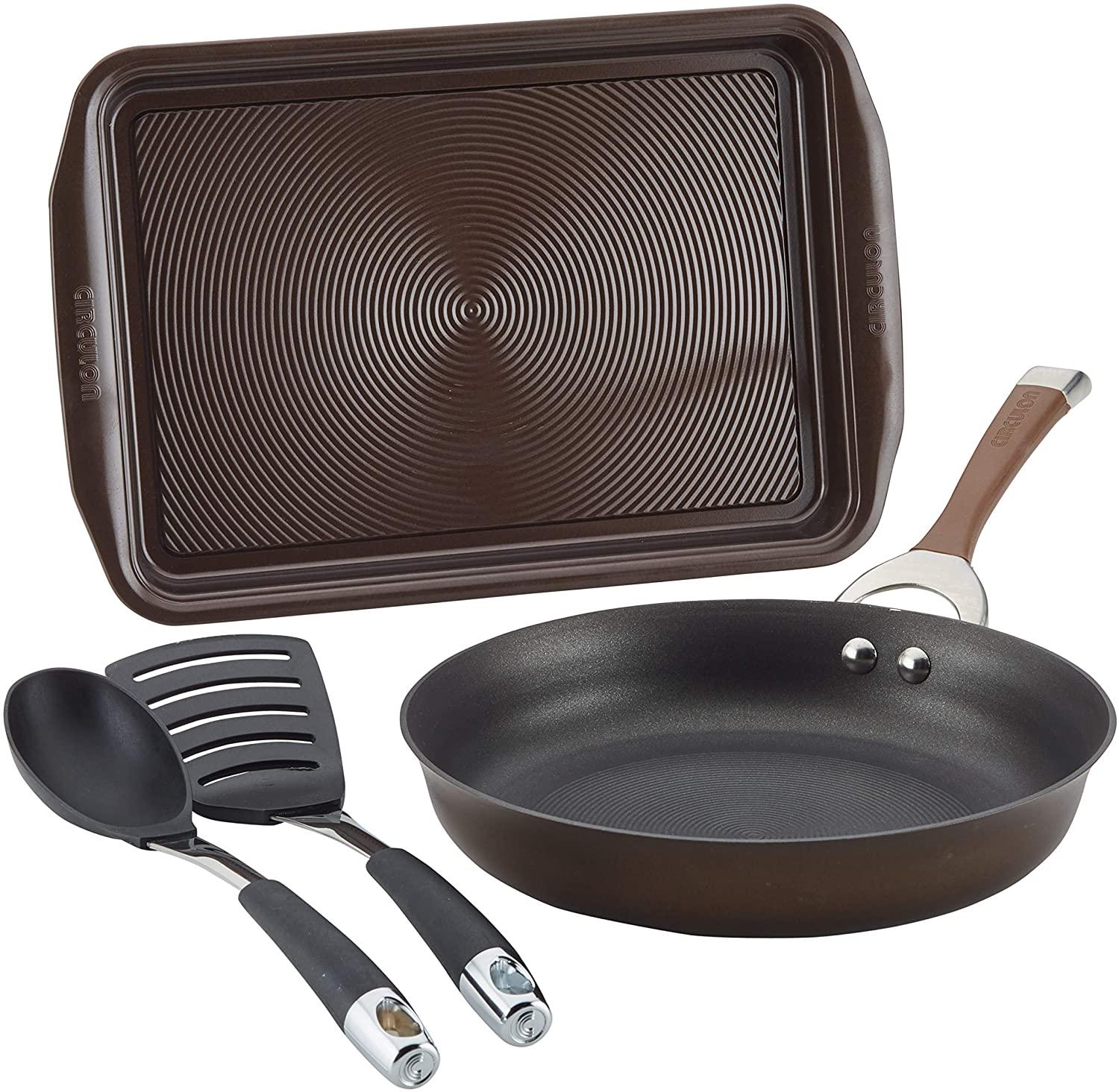 4-Piece Circulon Symmetry Hard Anodized Nonstick Cookware Set for $34.93 Shipped