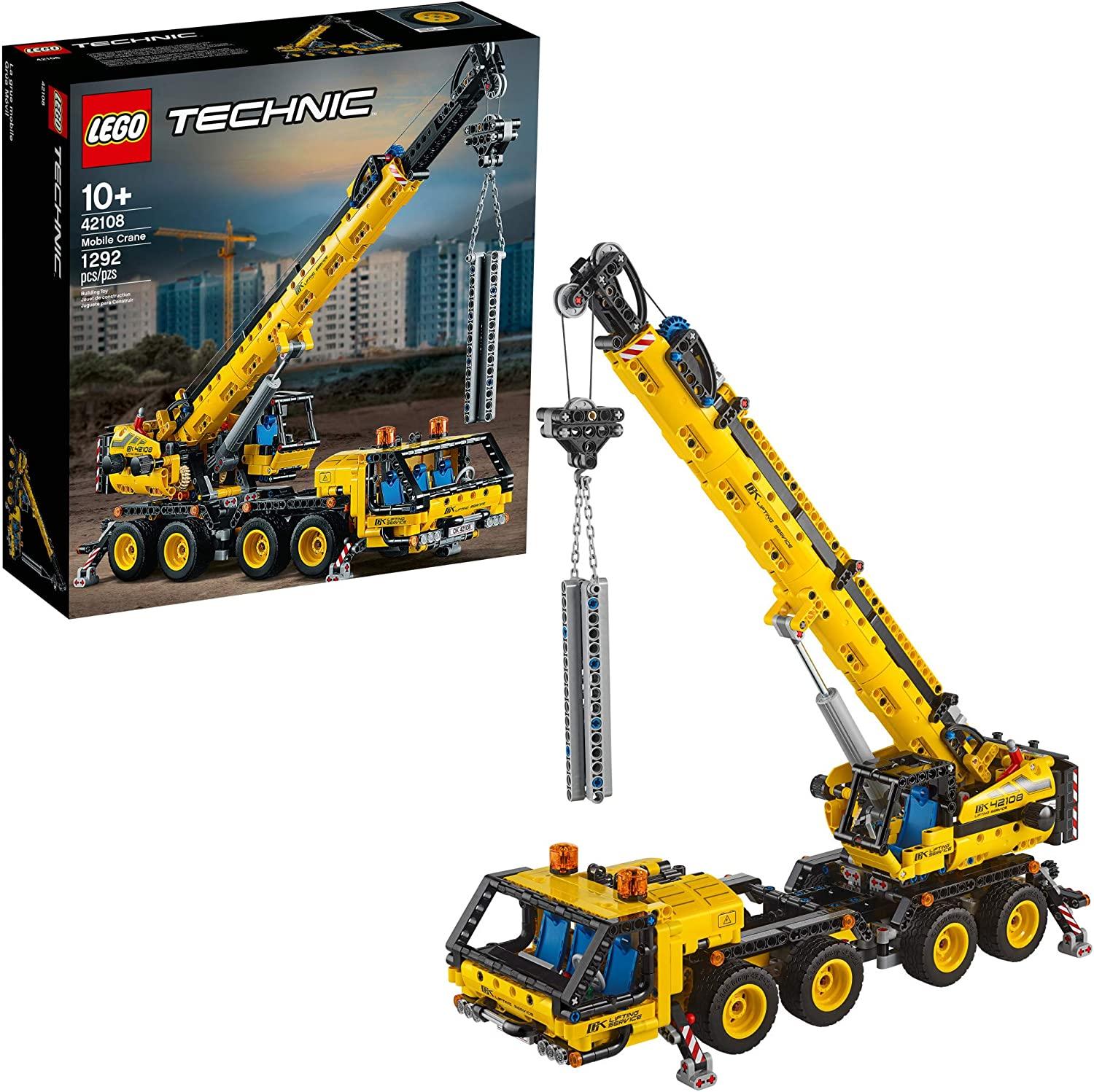 1292-Piece LEGO Technic Mobile Crane Building Set for $79.99 Shipped