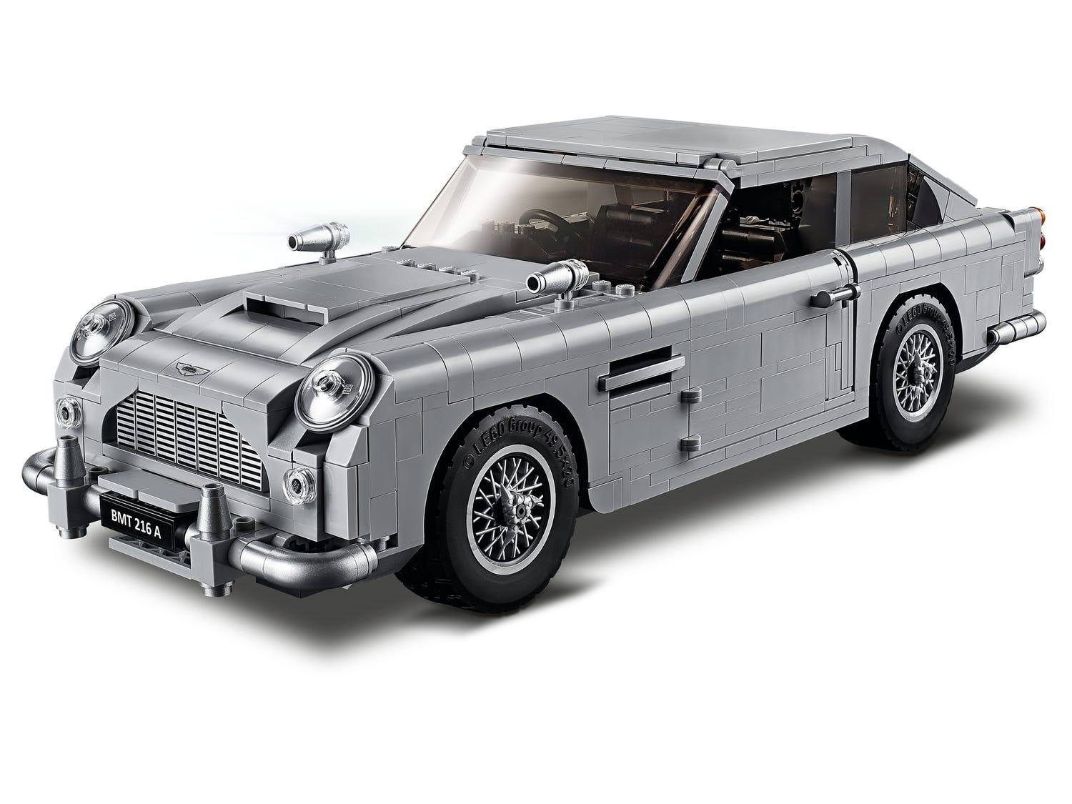 1295-Piece LEGO Creator Expert James Bond Aston Martin DB5 Building Kit for $134.99