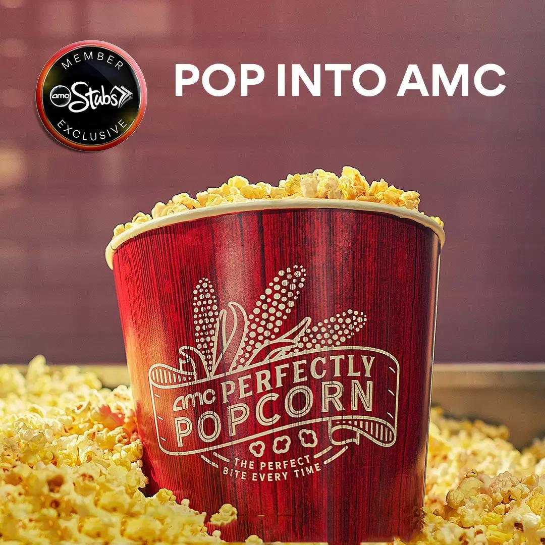 Free Large Popcorn for AMC Shareholders