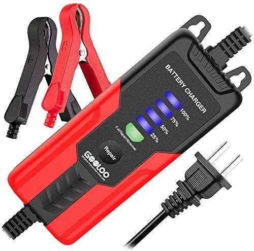 Gooloo 2A 12V Smart Battery Charger and Maintainer for $15.89 Shipped