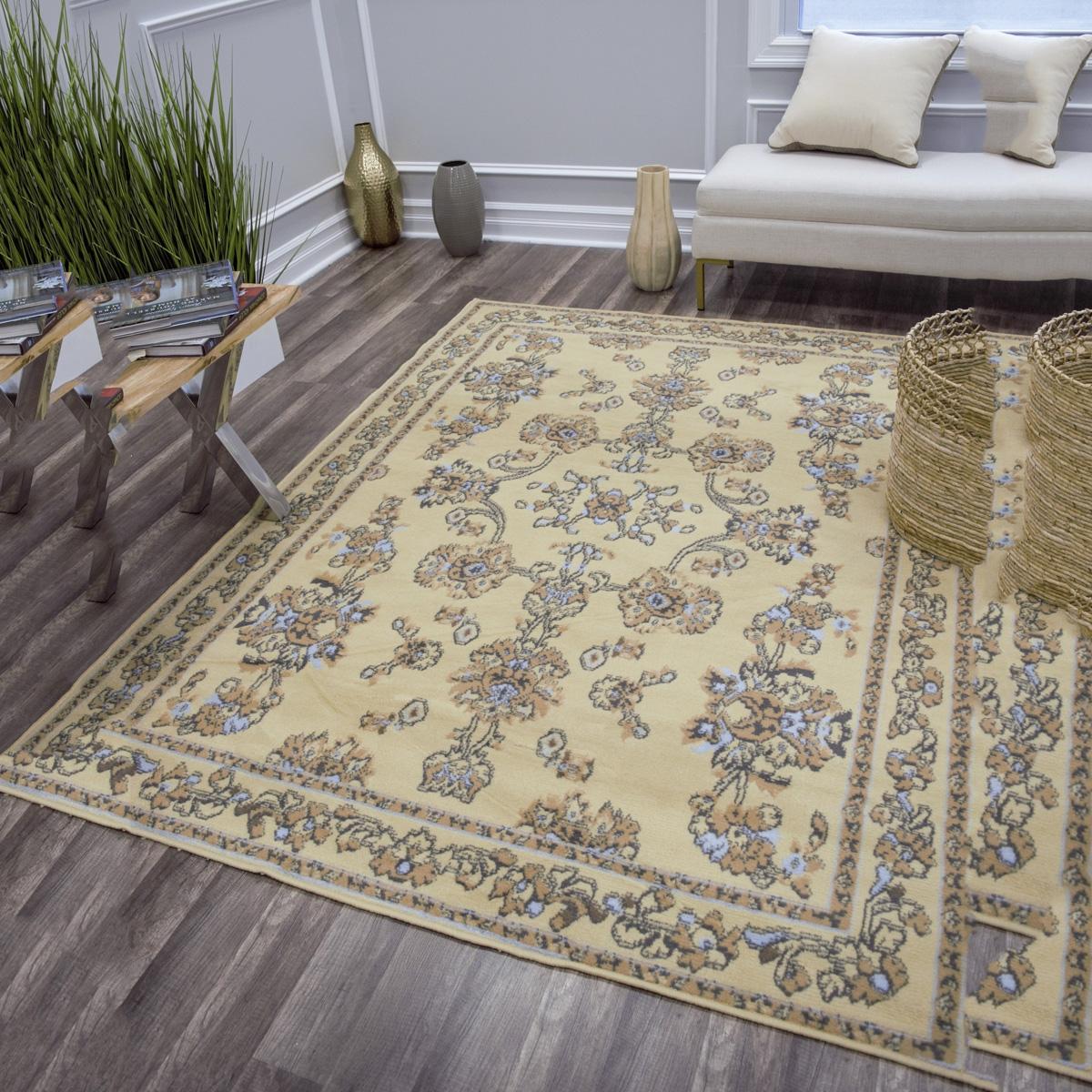 5x7 Rugs America Beaumont Collection Legacy Ivory Area Rug for $28.99