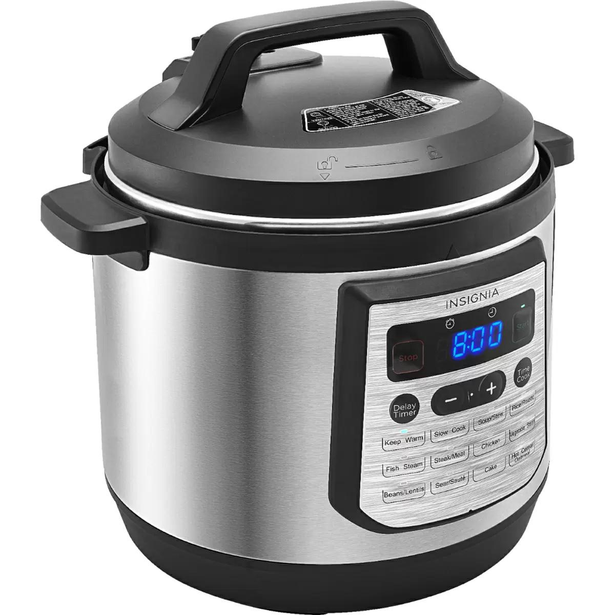 Insignia 8Q Multi-Function Stainless Steel Pressure Cooker for $19.99