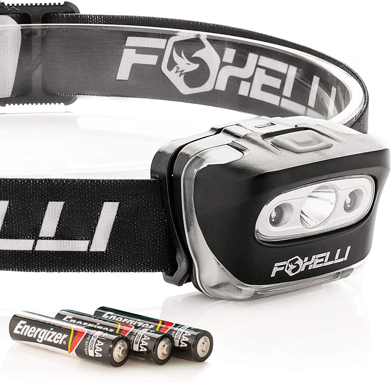 Foxelli Headlamp Flashlight for $7.97