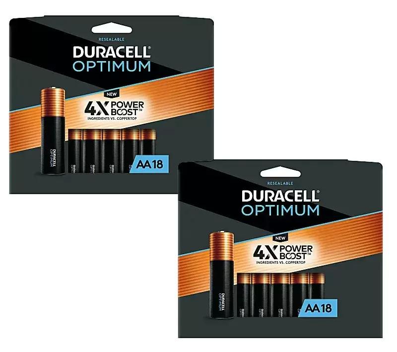 Free 36 Duracell Optimum AA or AAA Batteries