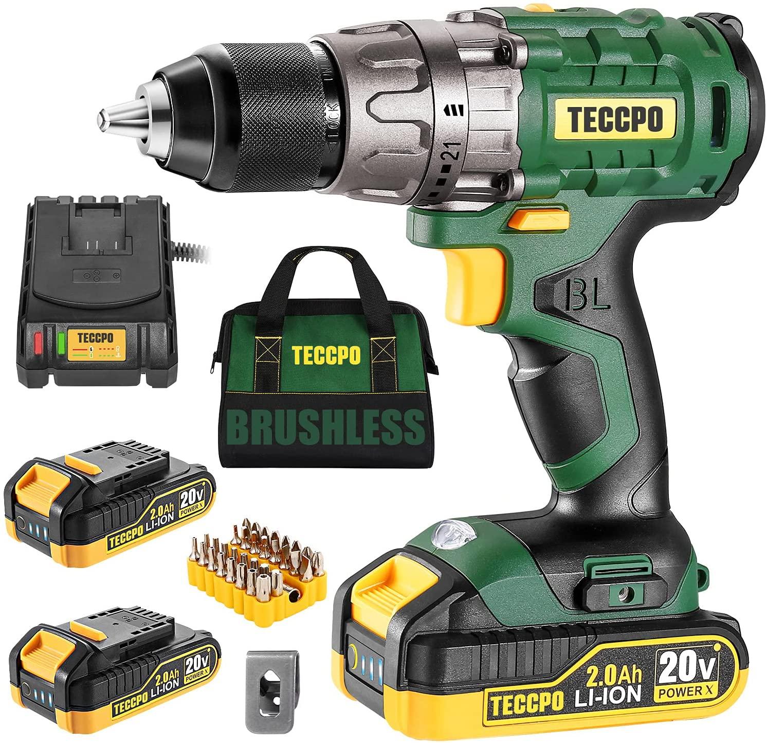 Teccpo Cordless Drill Set for $67.37 Shipped