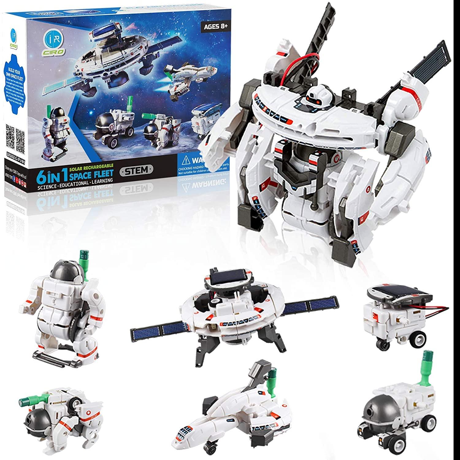 Ciro 7 in 1 STEM Science Solar Robot Building Blocks Kit for $10