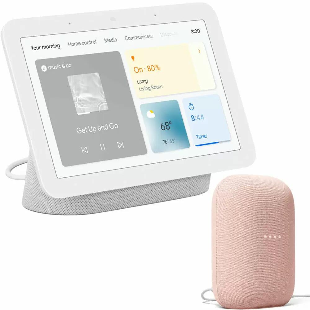 Google Nest Hub Smart Display with Nest Audio Speaker for $129 Shipped