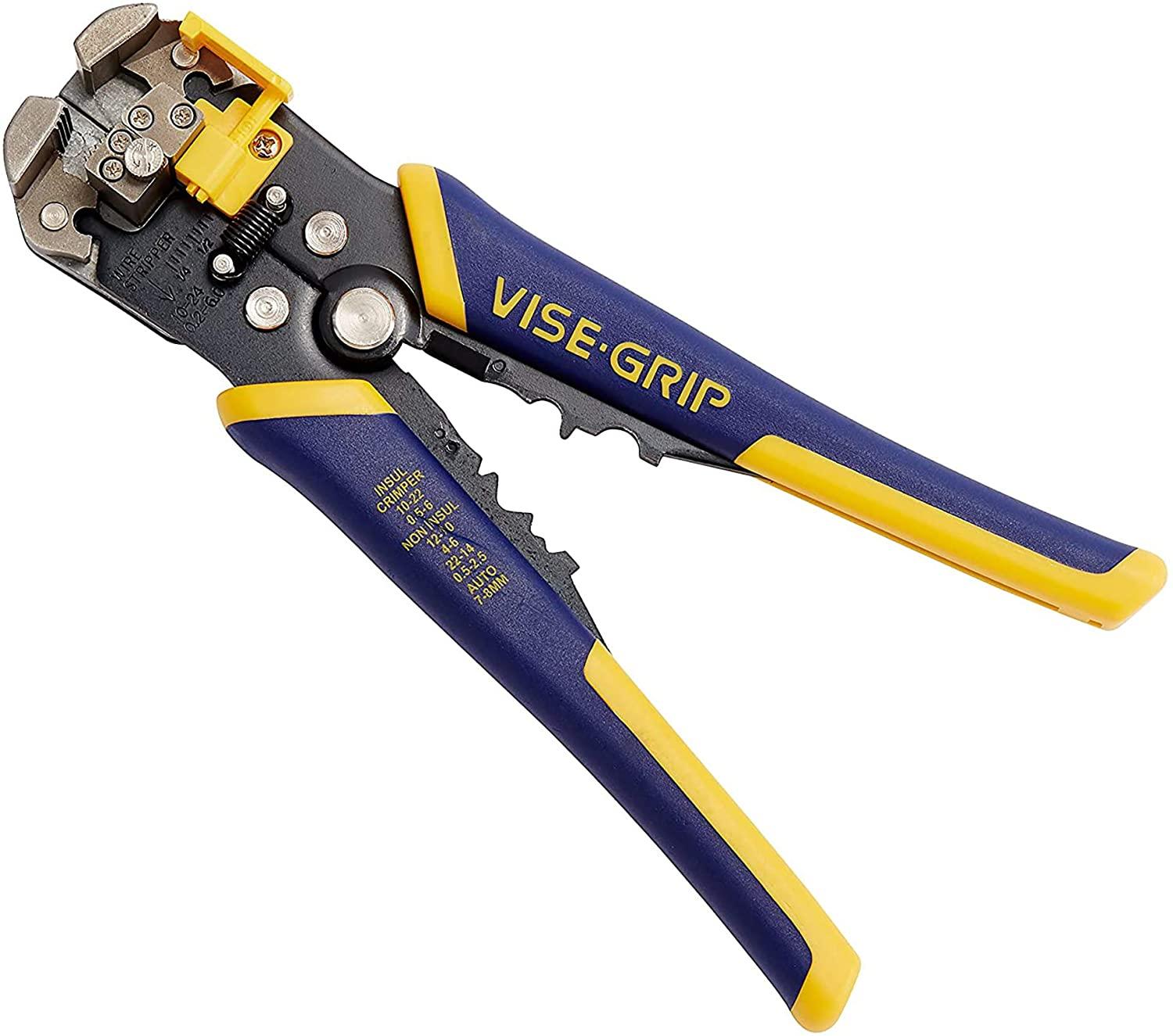 Irwin Vise-Grip 8in Self Adjusting Wire Stripper for $17.99