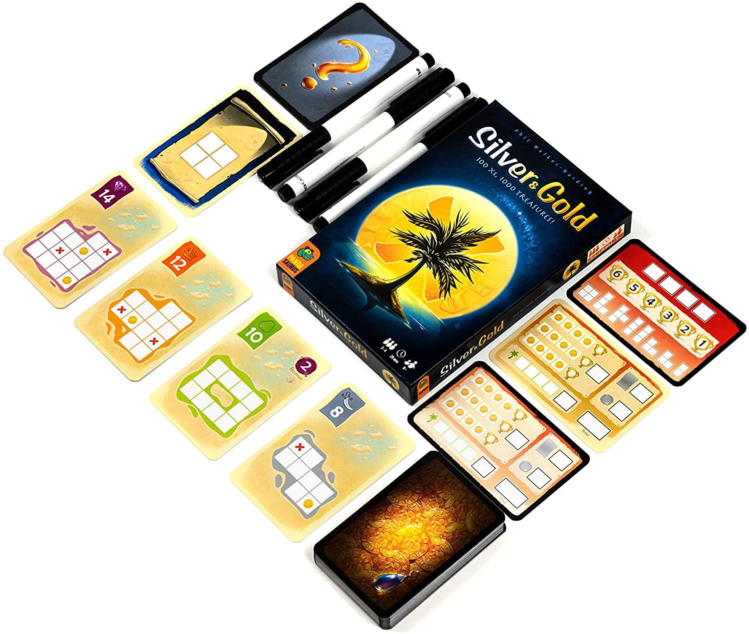Pandasaurus Games Silver and Gold Card Game for $6.89