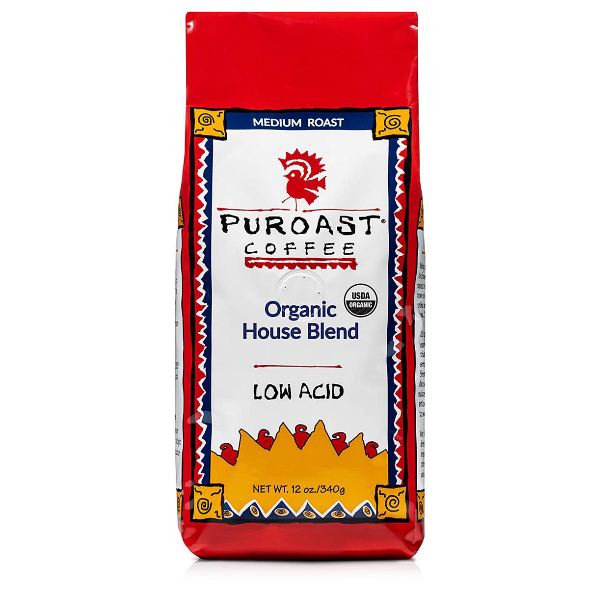 Puroast Low Acid Whole Bean Coffee Pack of 2 for $10.99