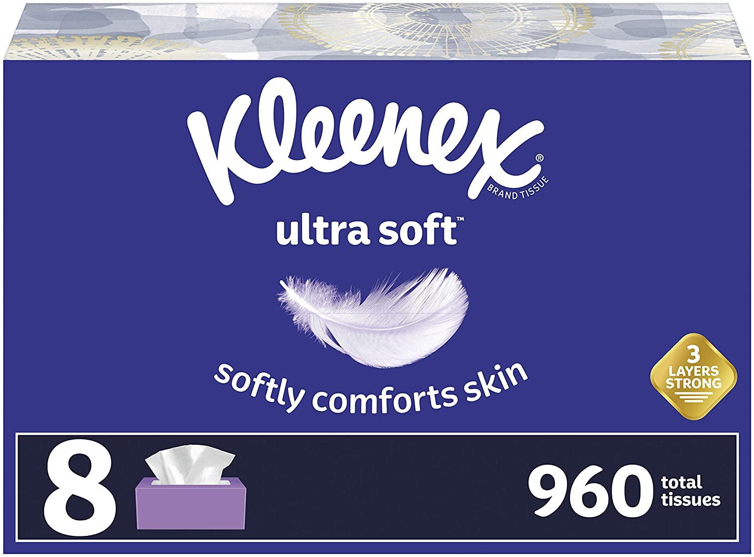 24 Kleenex Ultra Soft Facial Tissue Boxes for $24.43 Shipped