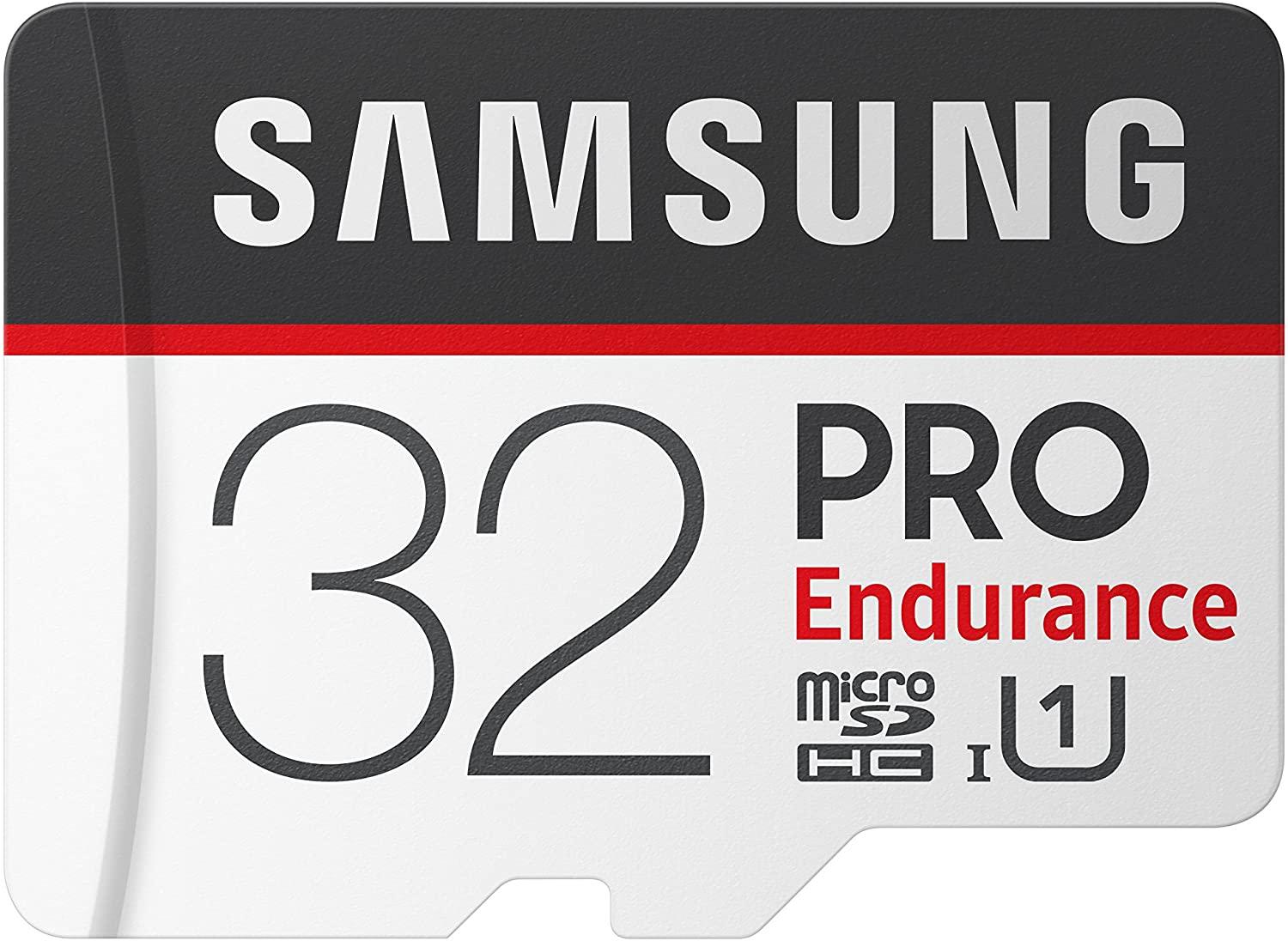 32GB Samsung Pro Endurance U1 microSDHC Memory Card for $7.99