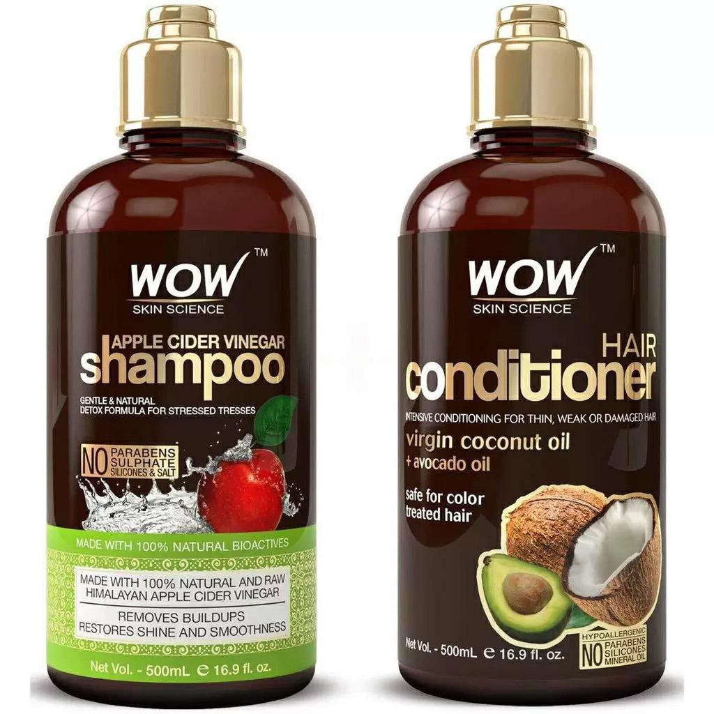 WOW Apple Cider Vinegar Shampoo and Hair Conditioner Set for $19.46 Shipped