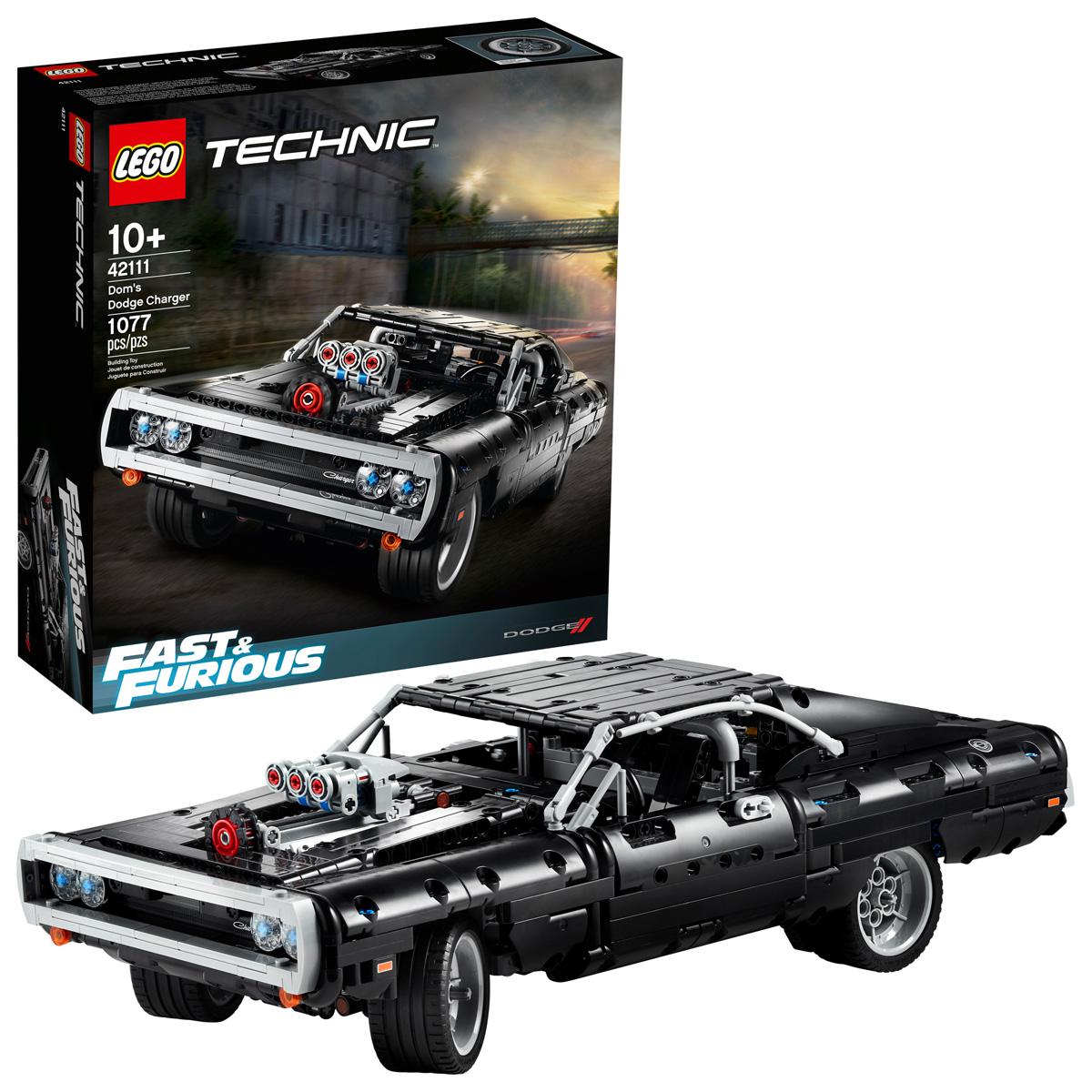 1077-Piece LEGO Technic Fast and Furious Doms Dodge Charger for $80 Shipped