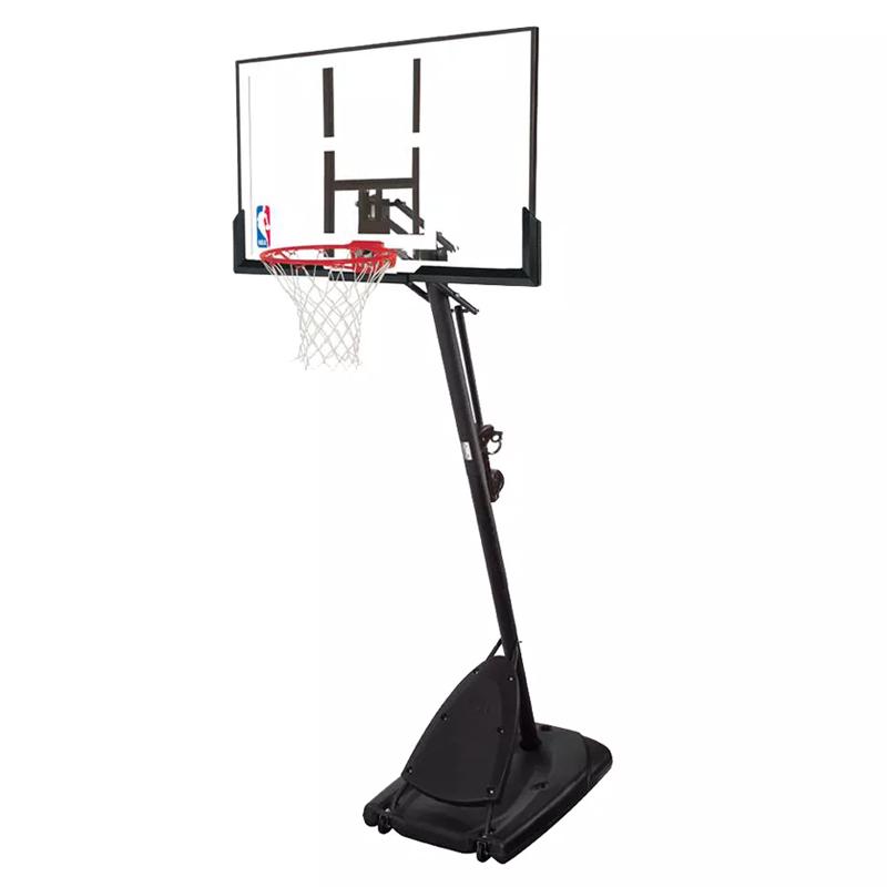 Spalding 50in NBA Polycarbonate Portable Basketball Hoop for $132.59 Shipped
