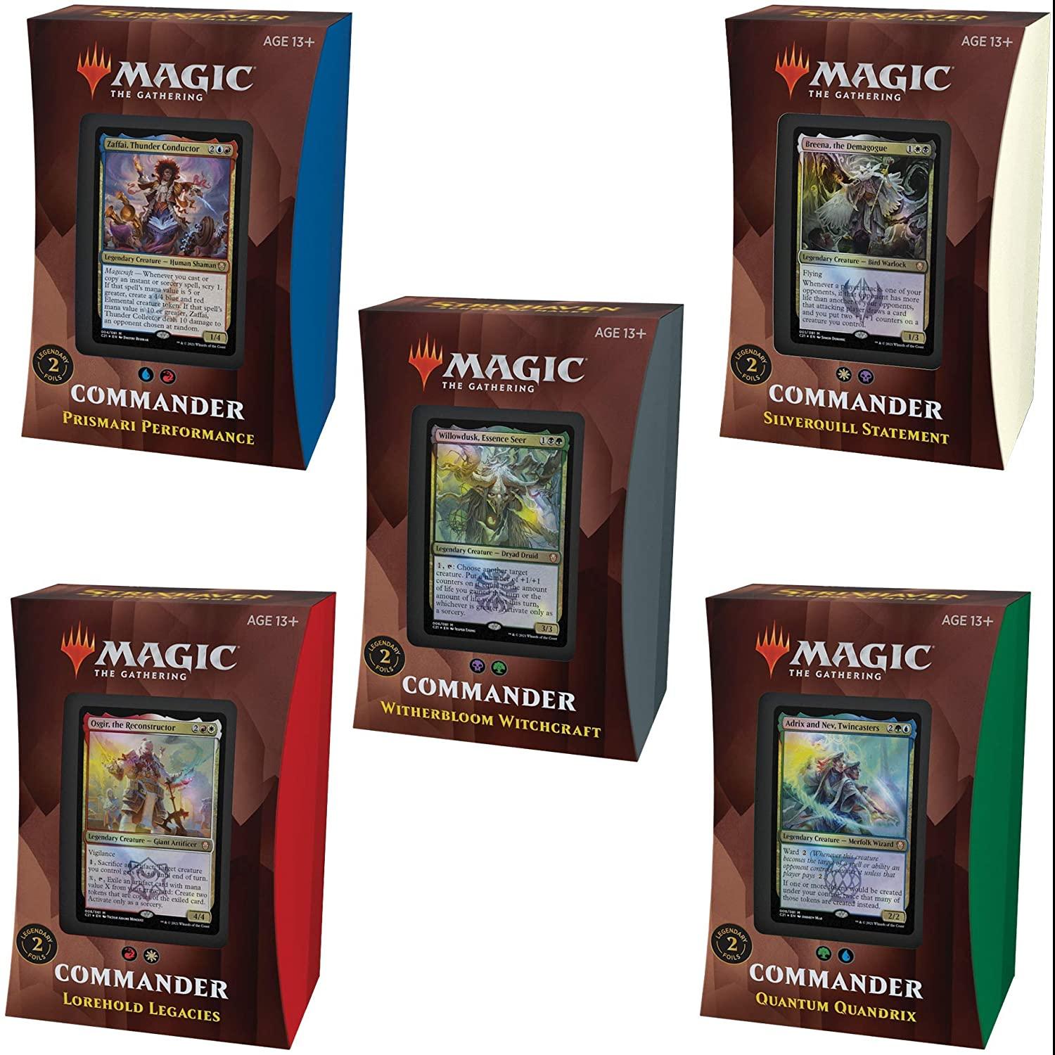 Magic The Gathering Strixhaven Commander Deck Bundle for $89.99 Shipped