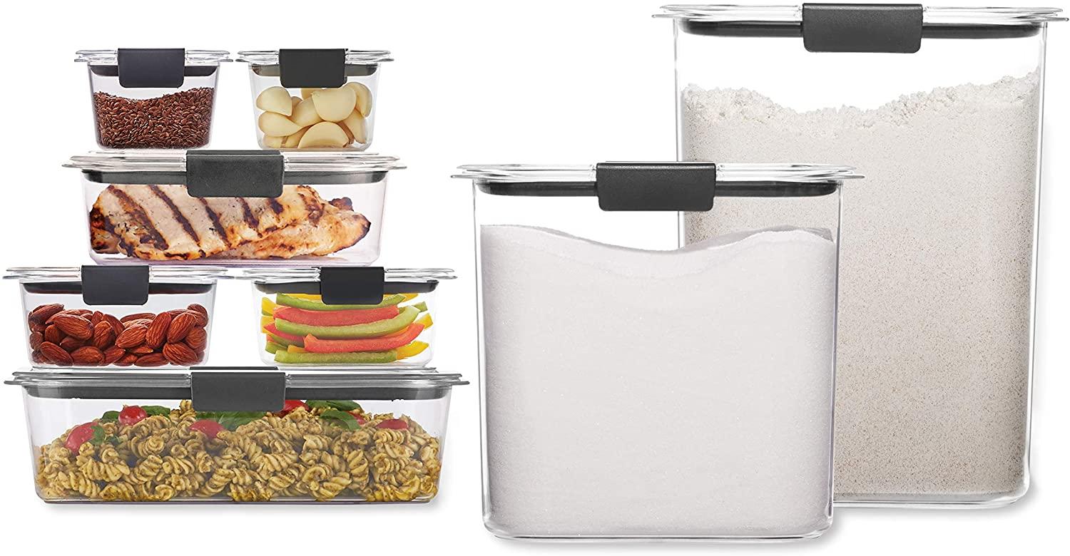 16-Piece Rubbermaid Brilliance Storage Containers with Lids for $34.19 Shipped