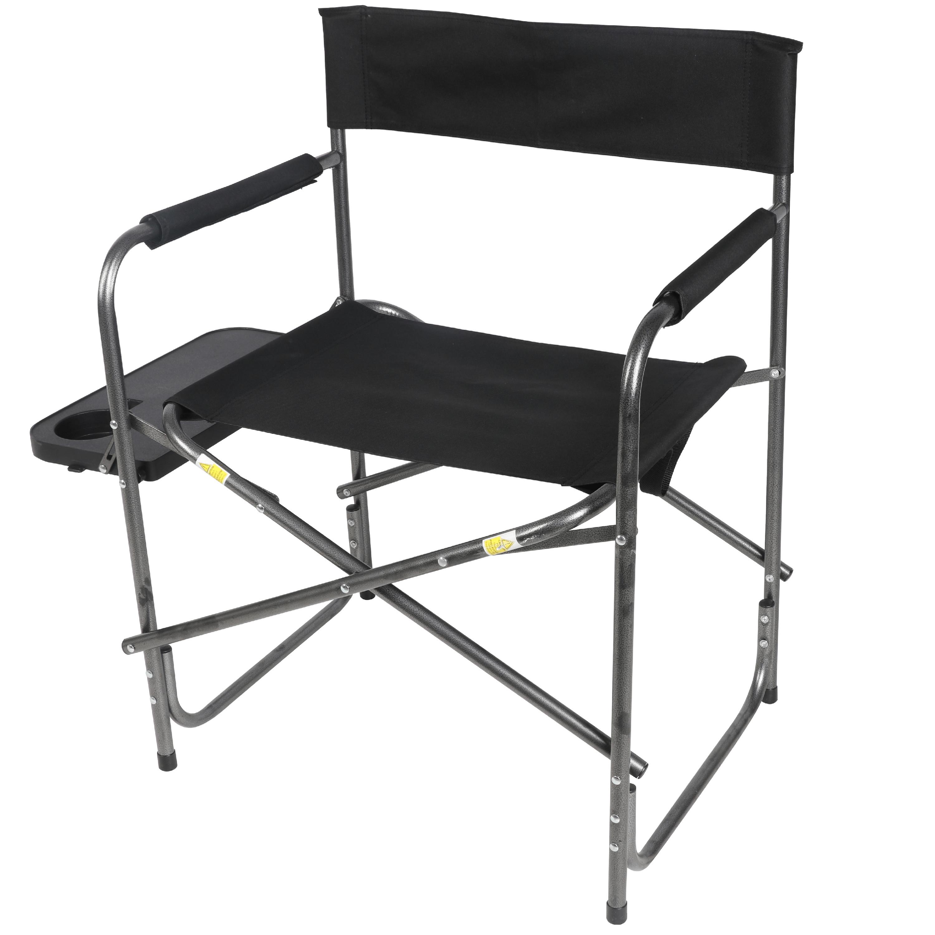 Ozark Trail Director\'s Outdoor Chair with Side Table for $19.97