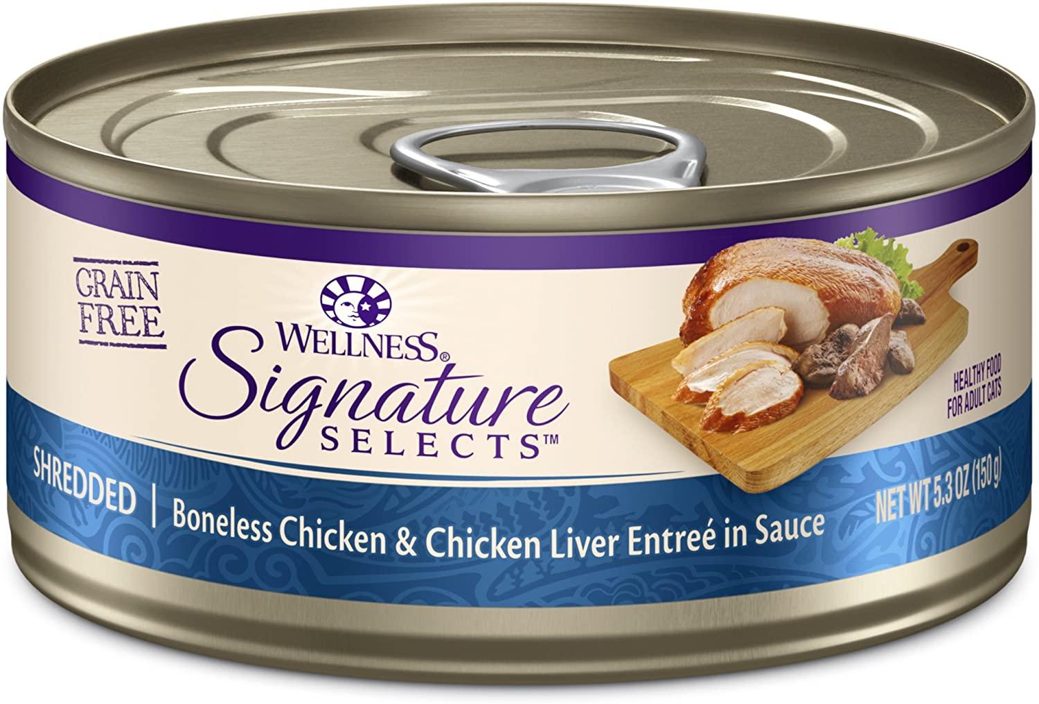 12 Wellness Core Signature Selects Shredded Boneless Wet Cat Food for $11.03 Shipped