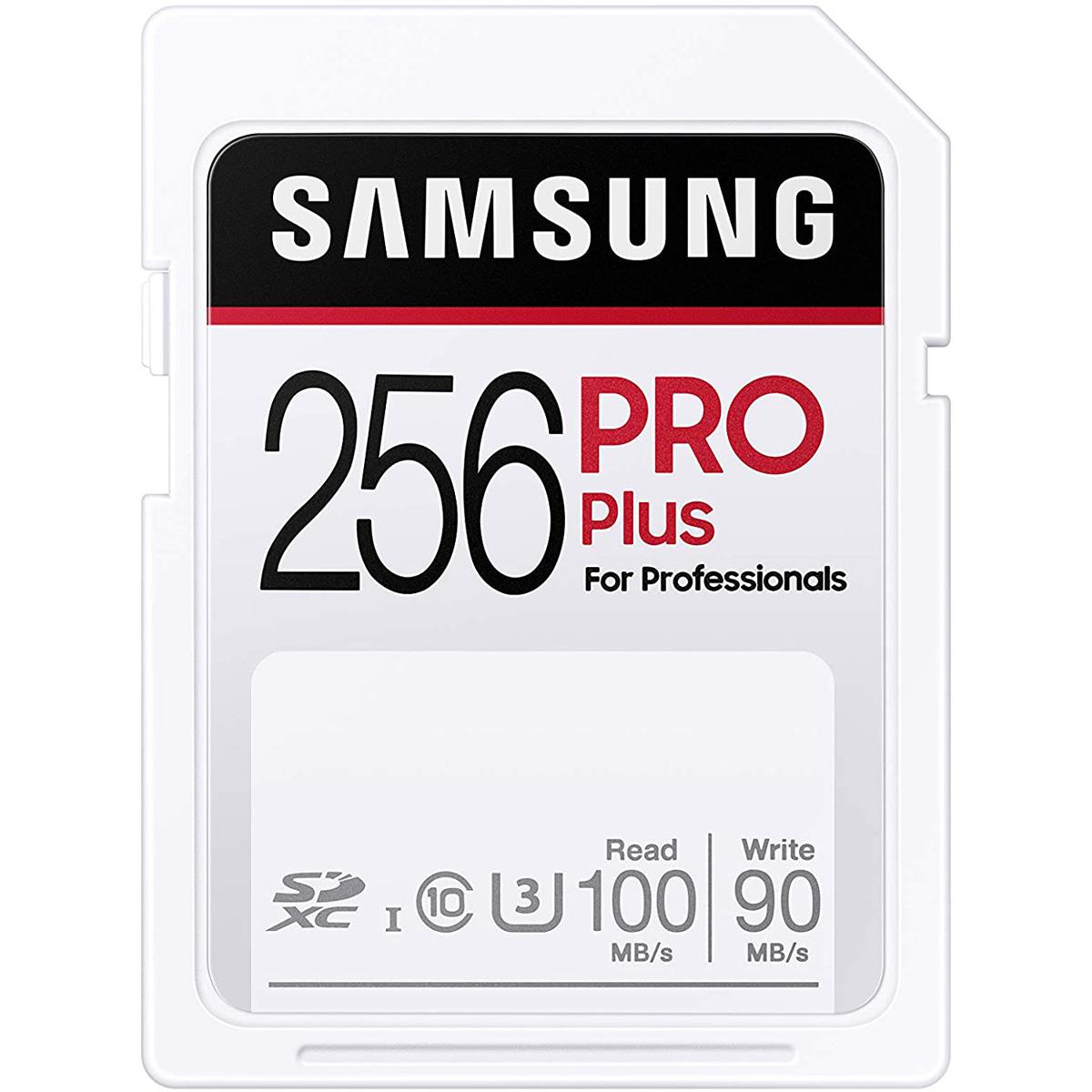 256GB Samsung Pro Plus Class 10 U3 SDXC Full Size SD Card for $29.99 Shipped