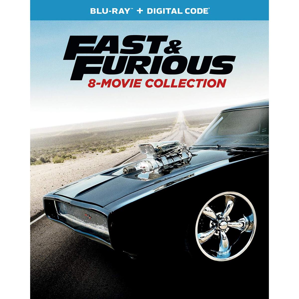 Fast and Furious 8-Movie Collection Blu-ray for $28.99 Shipped