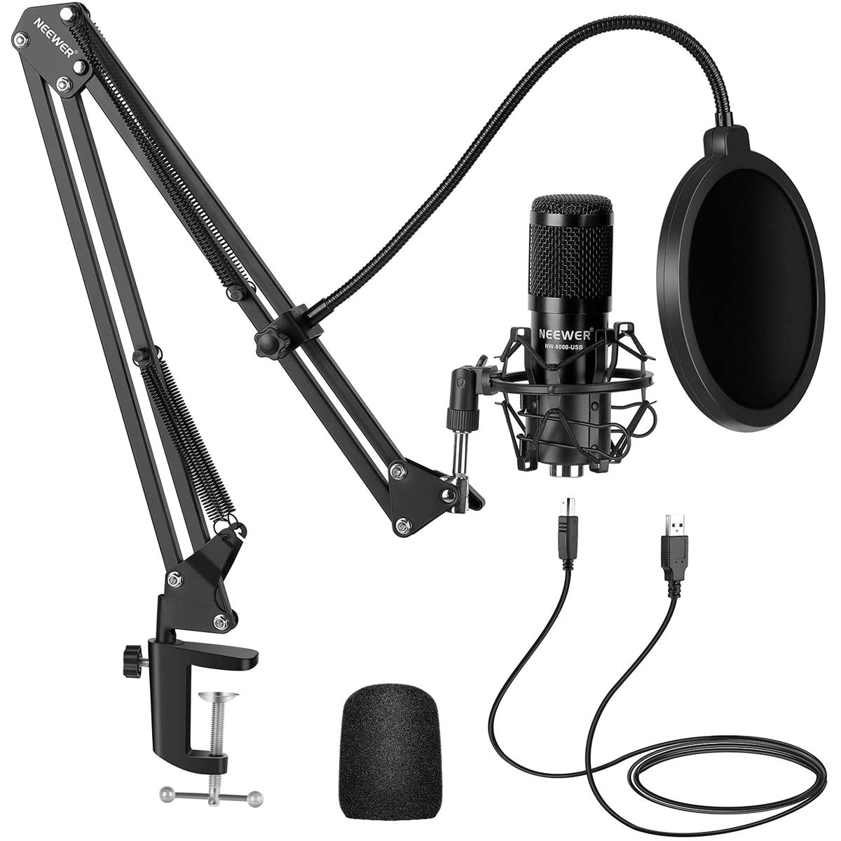 Neewer NW-8000 Condenser USB Microphone for $22 Shipped