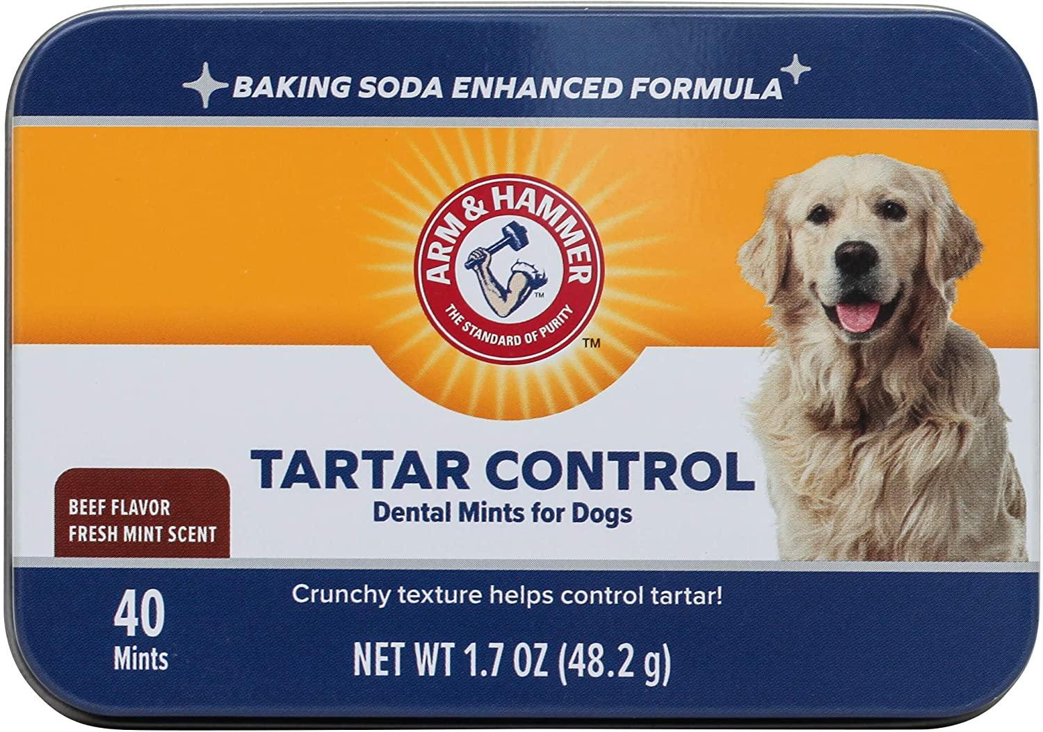 40 Arm and Hammer Dog Dental Care Fresh Breath Mints for $1.81