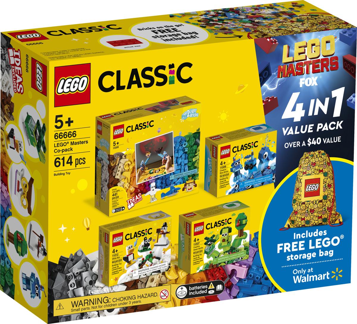 614-Piece Lego Masters Classic 4-in-1 Value Pack for $25