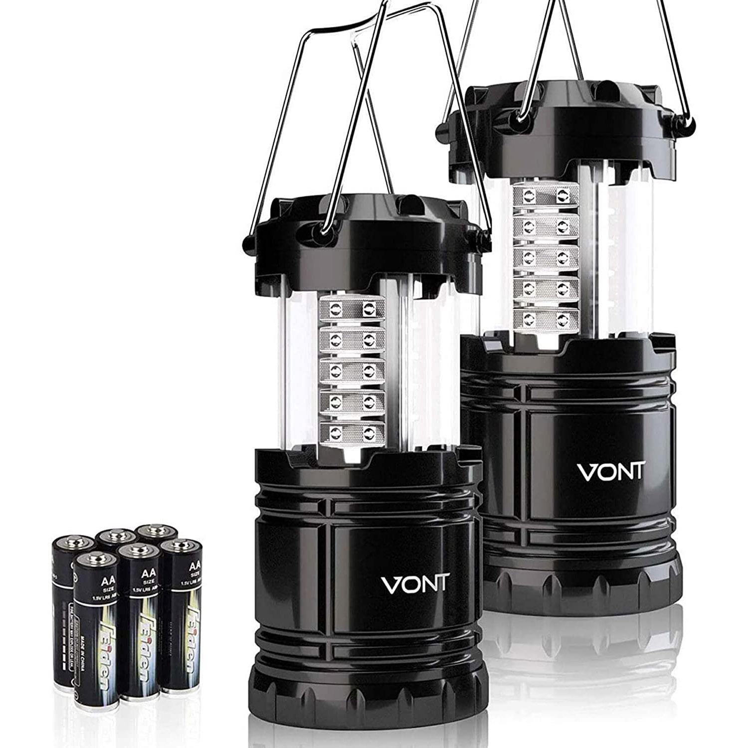 2 Vont LED Camping Lanterns for $13.49
