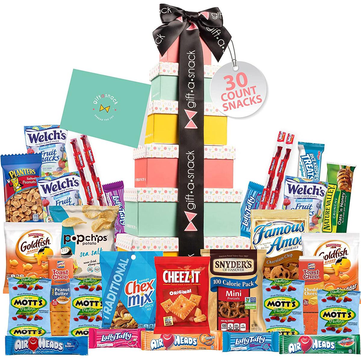 Tower Snack Box Variety Pack Care Graduation Package for $14.36 Shipped