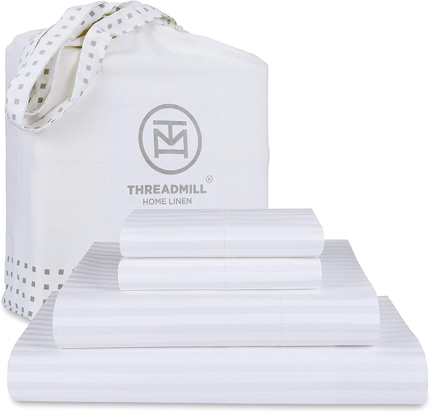 Threadmill Home Cotton Linen Queen Size Bed Sheets for $52.99 Shipped