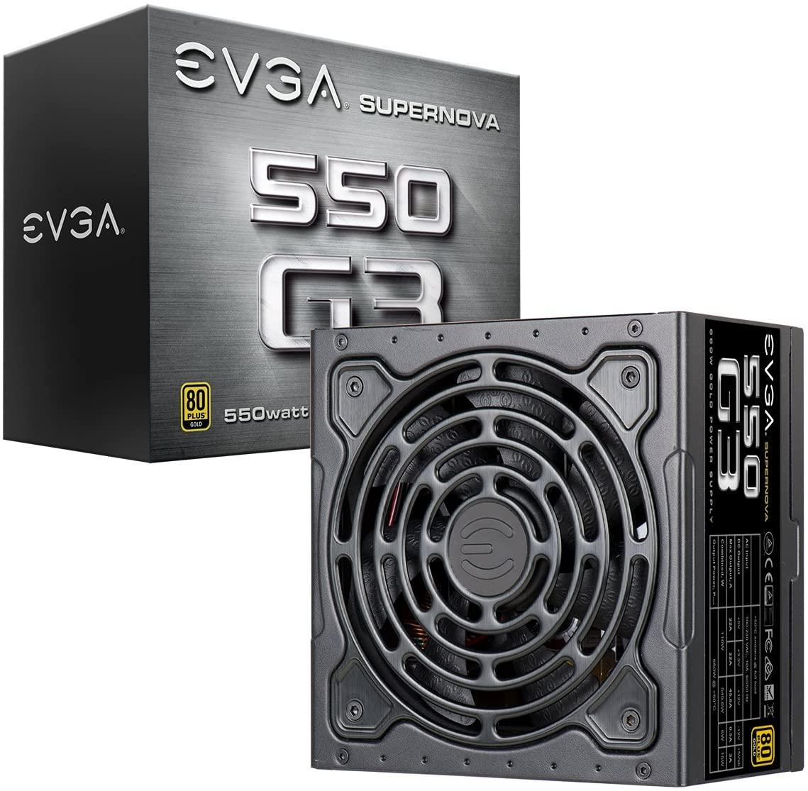 EVGA SuperNOVA 550 G3 550W 80 Plus Gold Modular Power Supply for $39.99 Shipped