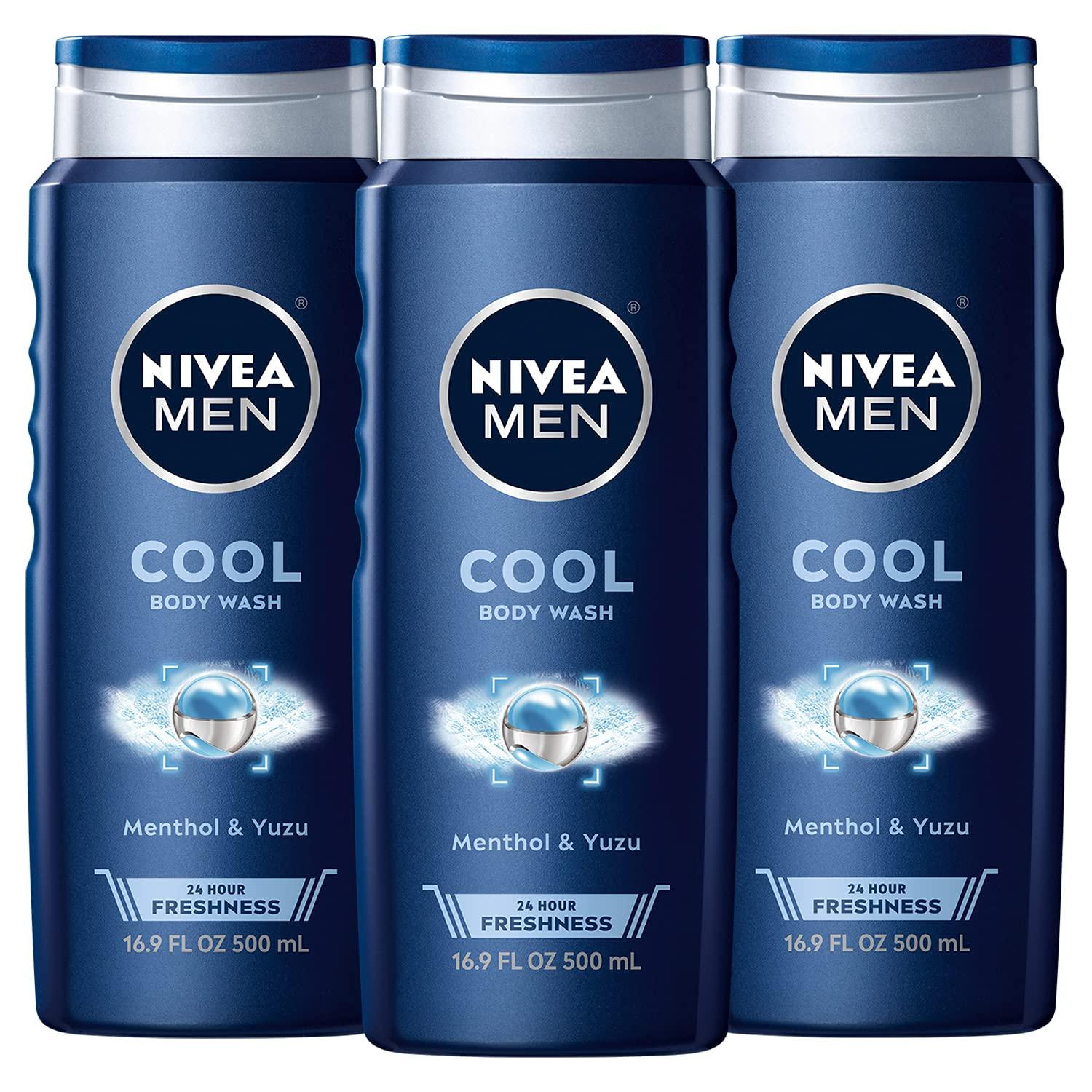 3 Nivea Men 3-in1 Cool Body Wash for $7.39 Shipped