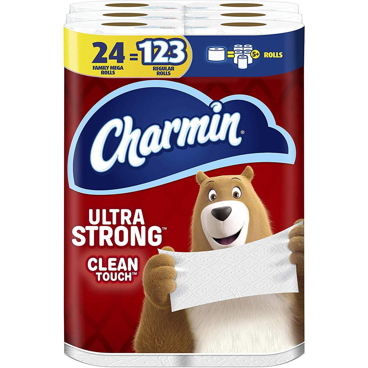 48 Charmin Ultra Strong Clean Touch Toilet Paper Rolls for $40.32 Shipped