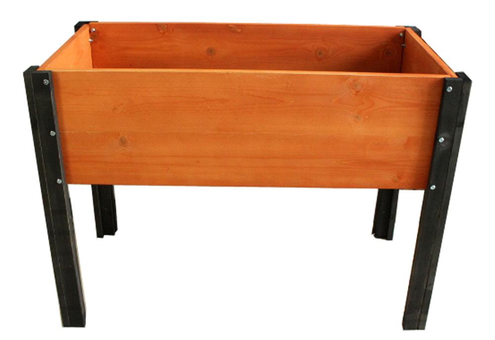 Wood Black Tube Elevated Garden Bed for $43.57 Shipped
