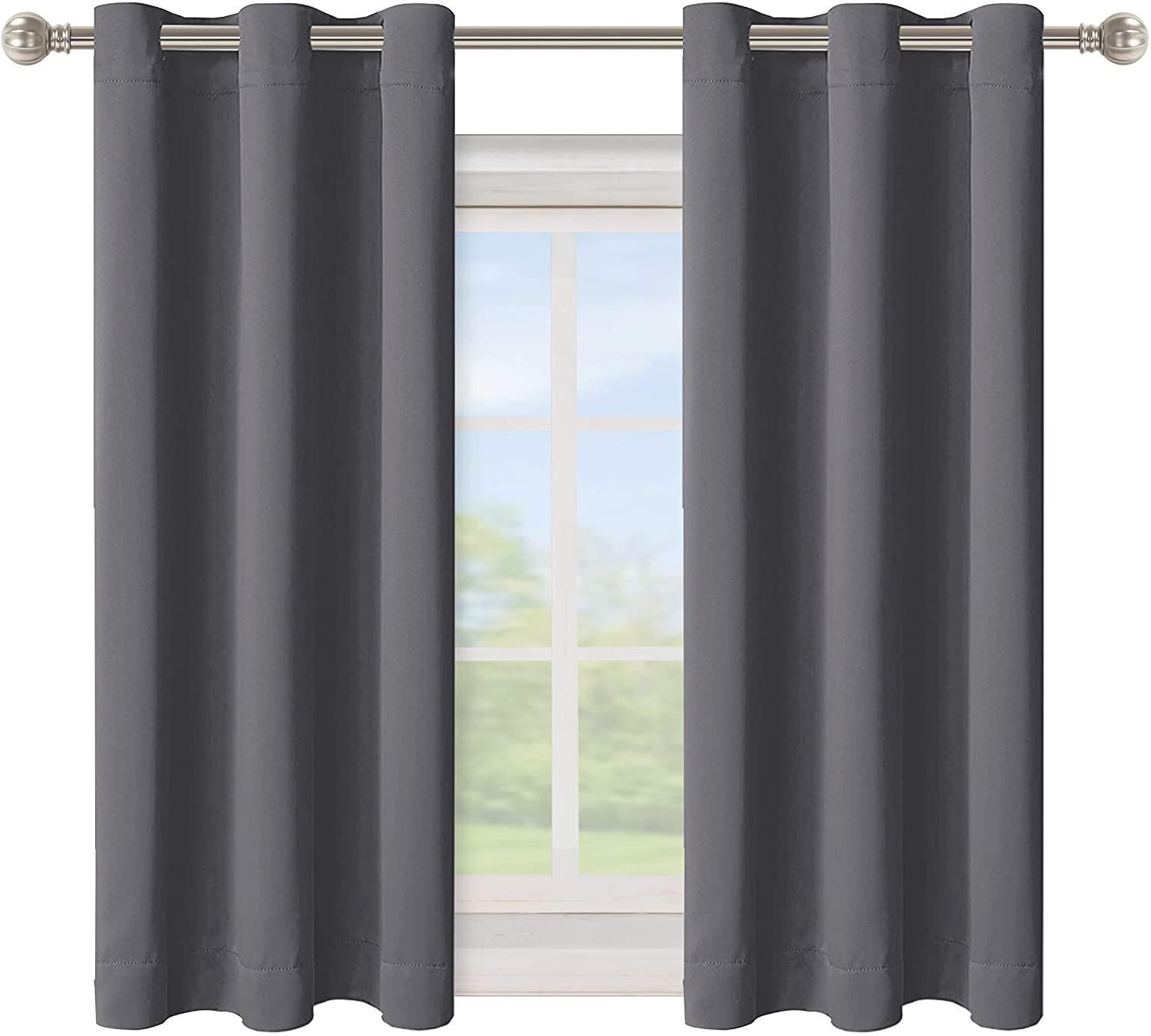Bonzer Grommet Blackout Curtains for Bedroom for $16.79