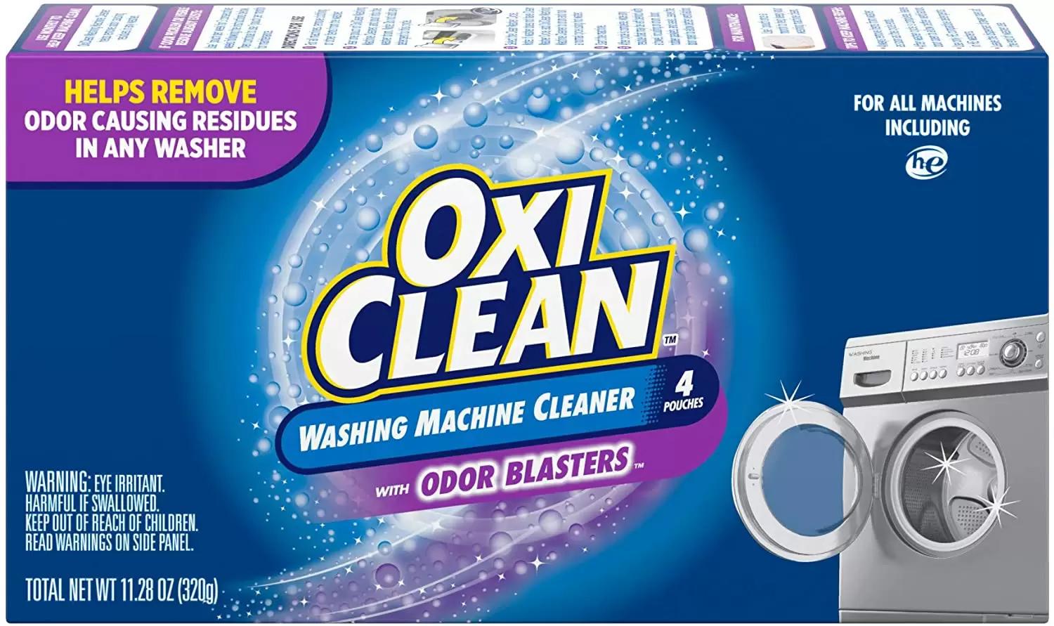 4 OxiClean Washing Machine Cleaner with Odor Blasters for $4.87 Shipped