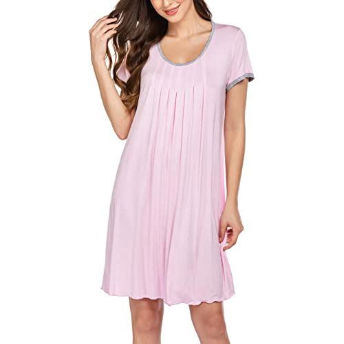 Ekouaer Womens Nightgown Short Sleeve Sleepwear for $16.81