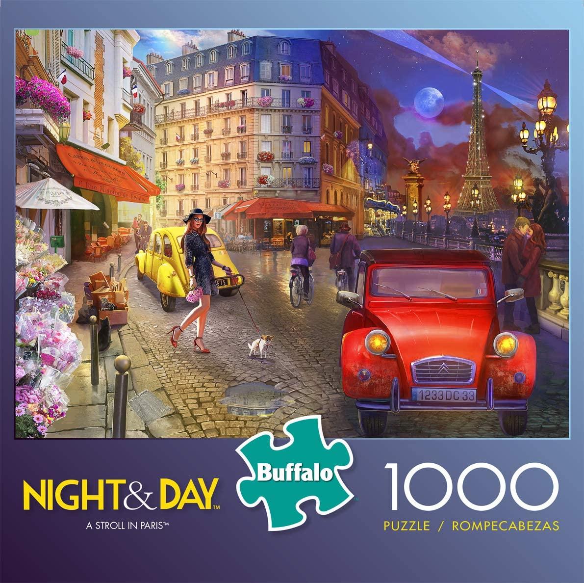 1000-Piece Buffalo Games A Stroll in Paris Jigsaw Puzzle for $7