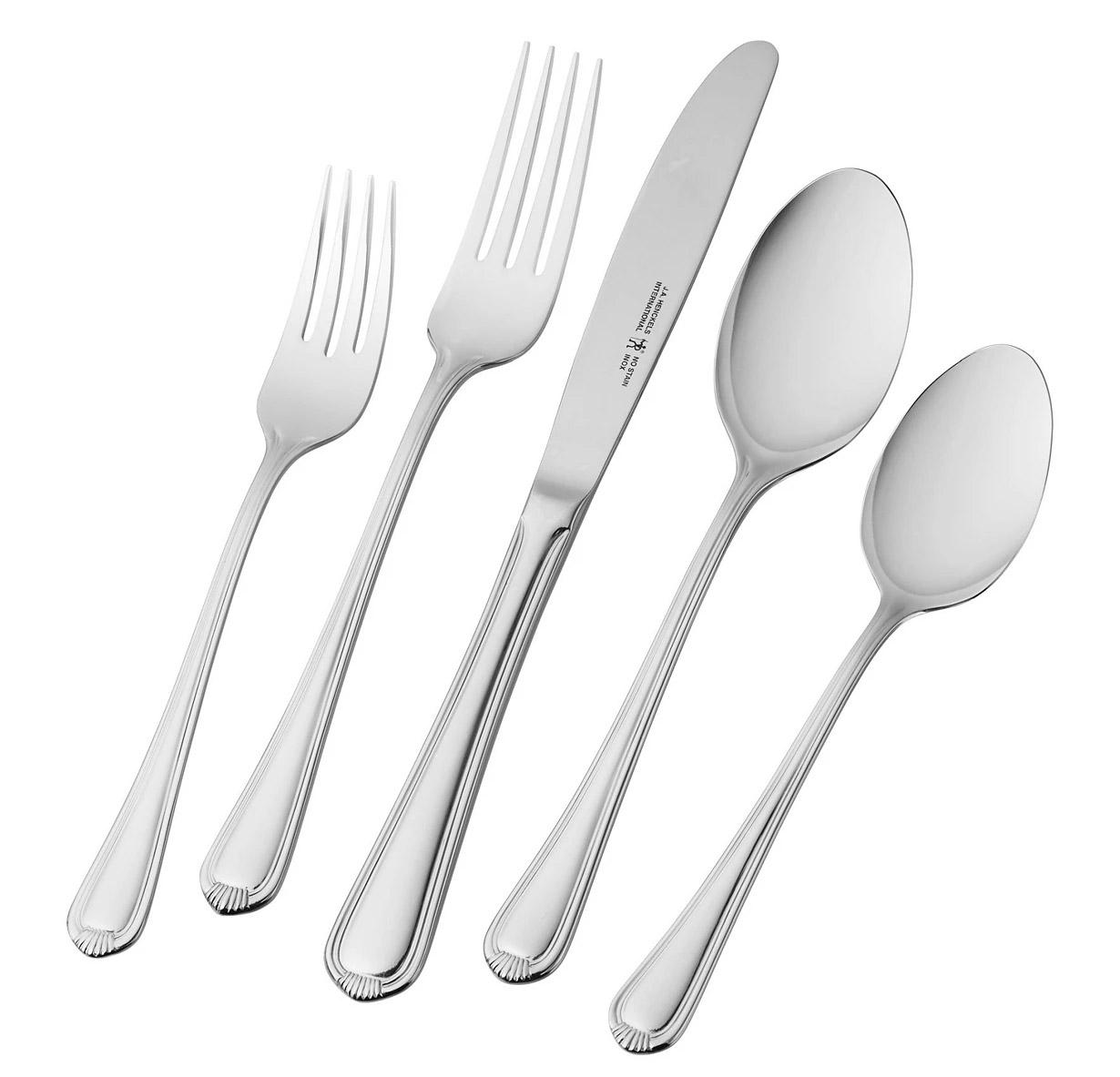 20-Piece JA Henckels 18 10 Stainless Steel Flatware Sets for $28.99 Shipped