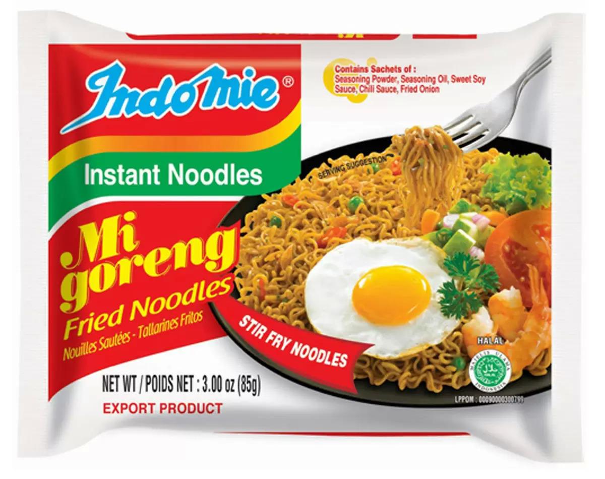 Indomie Mi Goreng Instant Stir Fry Noodles 30 Pack for $17.09
